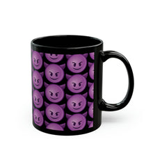 Load image into Gallery viewer, Black Emoji Mug | Smiling Devil