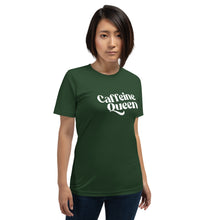 Load image into Gallery viewer, Coffee T-Shirt | Caffeine Queen (White Print)
