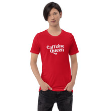 Load image into Gallery viewer, Coffee T-Shirt | Caffeine Queen (White Print)