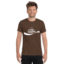 Load image into Gallery viewer, Coffee T-Shirt | Enjoy Coffee (Brown with White Print)