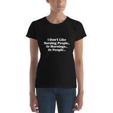 Load image into Gallery viewer, Coffee T-Shirt | Hate Mornings (Women's)