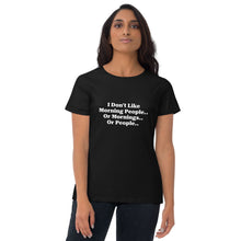 Load image into Gallery viewer, Coffee T-Shirt | Hate Mornings (Women's)