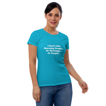 Load image into Gallery viewer, Coffee T-Shirt | Hate Mornings (Women's)
