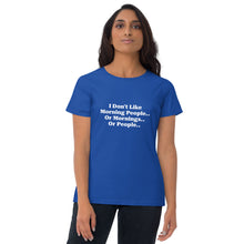 Load image into Gallery viewer, Coffee T-Shirt | Hate Mornings (Women's)