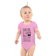 Load image into Gallery viewer, coffee baby one piece