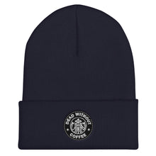 Load image into Gallery viewer, Navy Coffee Beanie