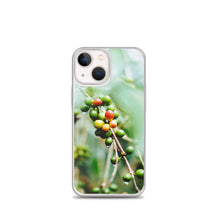 Load image into Gallery viewer, Coffee iPhone Case | Fresh Coffee Beans With Rain