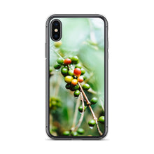 Load image into Gallery viewer, Coffee iPhone Case | Fresh Coffee Beans With Rain