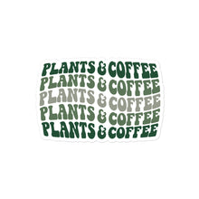 Load image into Gallery viewer, Coffee Sticker | Plants & Coffee