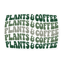 Load image into Gallery viewer, Coffee Sticker | Plants & Coffee