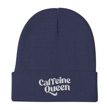 Load image into Gallery viewer, Navy Cotton Coffee Beanie

