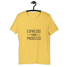 Load image into Gallery viewer, Yellow Cotton Coffee T-Shirt