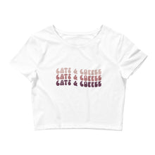 Load image into Gallery viewer, Coffee Crop Top | Coffee and Cats