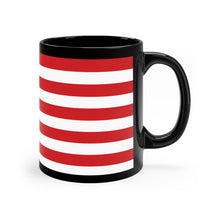 Load image into Gallery viewer, Black Coffee Mug | American Flag (11 oz)
