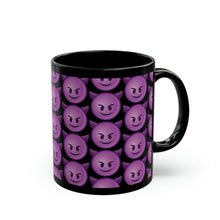 Load image into Gallery viewer, Black Emoji Mug | Smiling Devil
