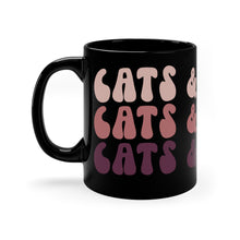 Load image into Gallery viewer, Black Coffee Mug | Cats &amp; Coffee

