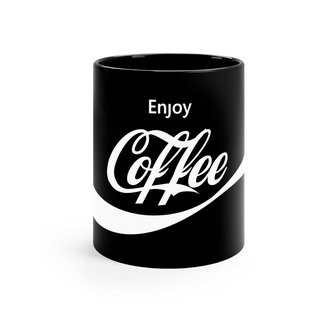 Black Coffee Mug | Enjoy Coffee
