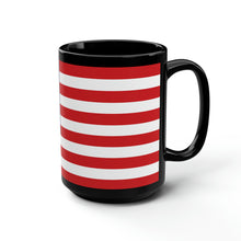 Load image into Gallery viewer, Black Coffee Mug | American Flag (15 oz)
