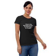 Load image into Gallery viewer, Coffee T-Shirt | Hate Mornings (Women&#39;s)
