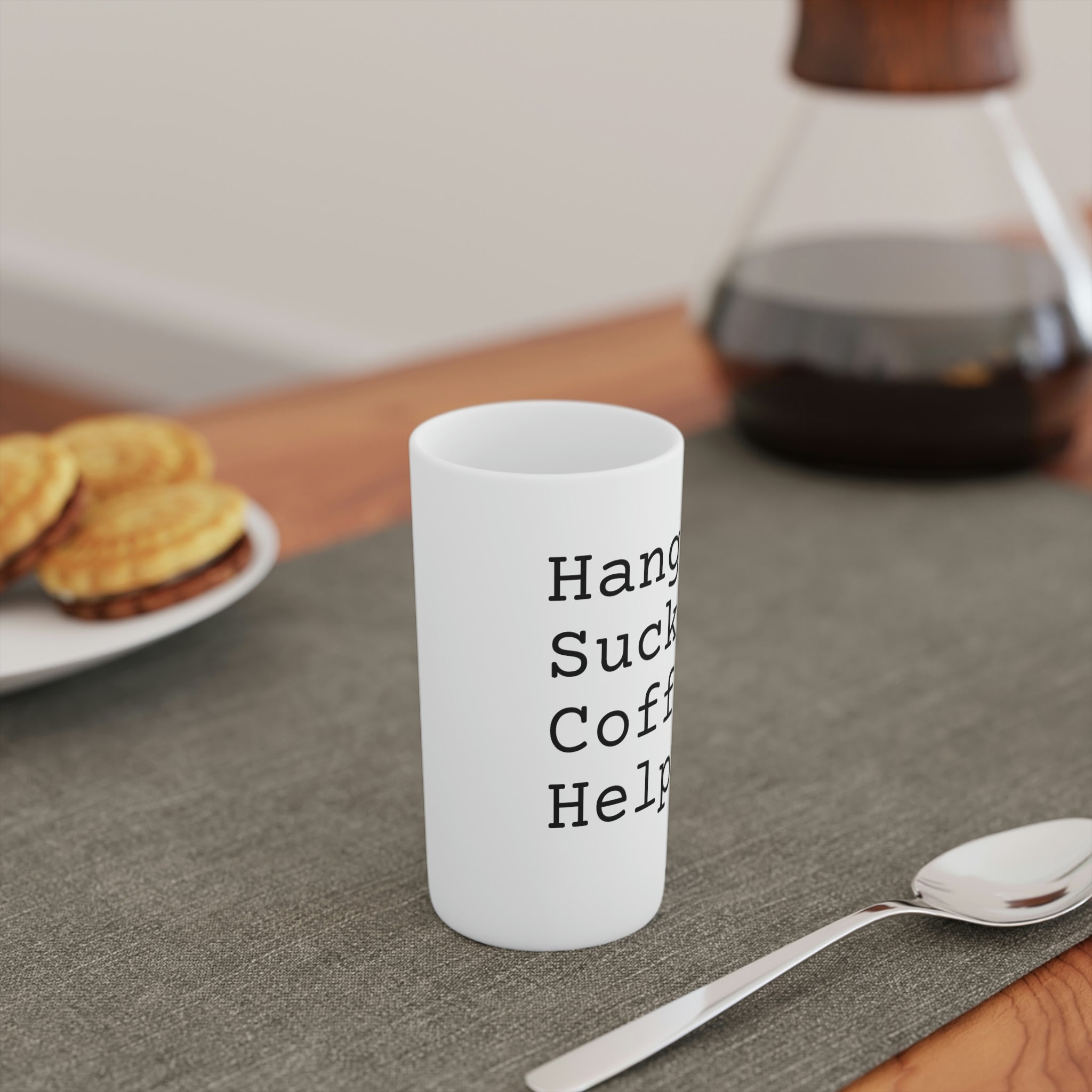 Conical Coffee Mug | Hangovers Suck - The Coffee Club