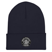 Load image into Gallery viewer, Navy Coffee Beanie
