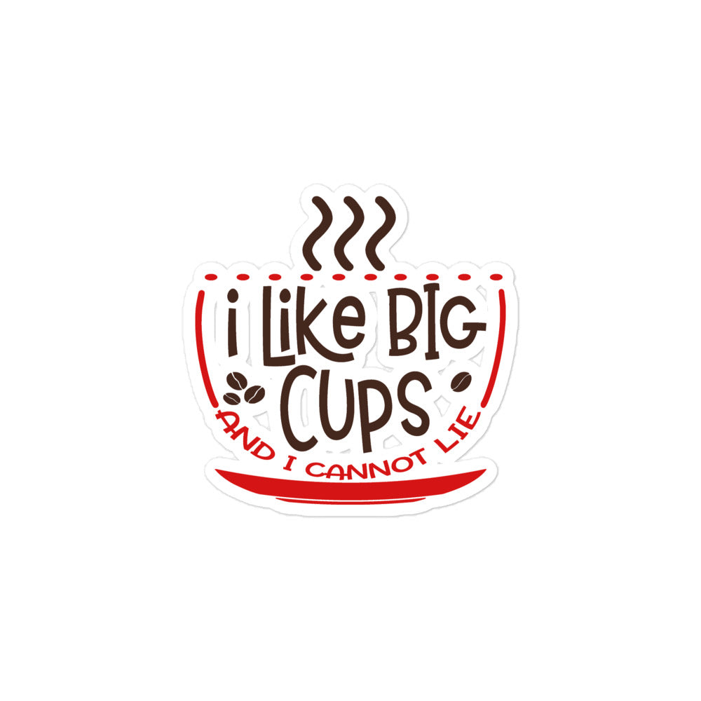 I Like Big Cups and I Can Not Lie Funny Coffee Bar Wood Sign Tea Coco –  Footsteps in the Past