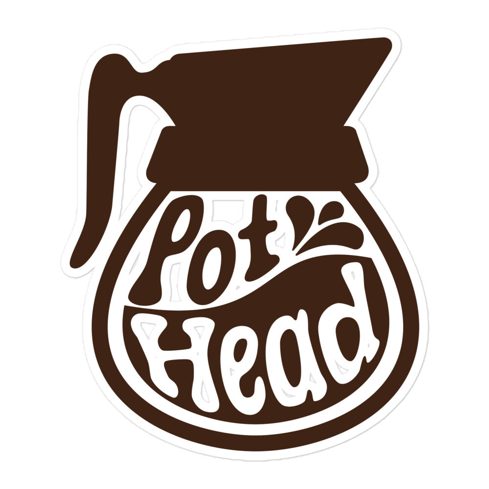 pothead coffee shop Coffee Sticker