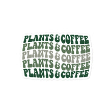Load image into Gallery viewer, Coffee Sticker | Plants &amp; Coffee
