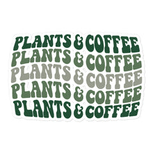Load image into Gallery viewer, Coffee Sticker | Plants &amp; Coffee
