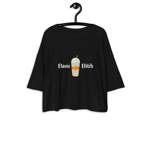 Black Cotton Coffee T-Shirt
