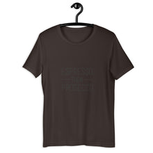 Load image into Gallery viewer, Brown Cotton Coffee T-Shirt
