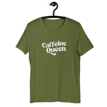 Load image into Gallery viewer, Olive Green Cotton Coffee T-Shirt
